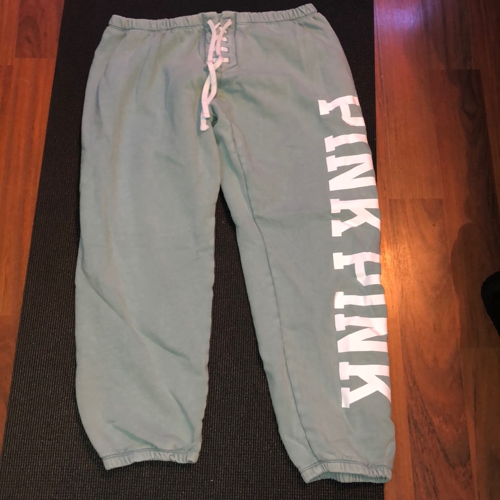 PINK lounge pants.